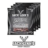 4 Bags Jack Link's Premium Small Batch No.15 Beef Jerky Peppered Flavor 2.5oz
