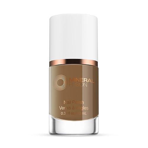 Mineral Fusion Nail Polish, Coffee Brown, High Society High Society 0.33 Fl Oz (Pack of 1)