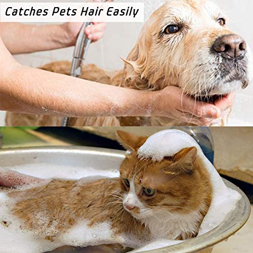 image for Aofmee Tub Drain Hair Catcher, Upgraded Bathtub Shower Drain Protector