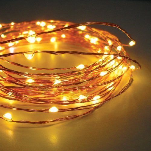 TONY STARK Copper String USB LED Lights, Fairy,Garden, Decoration Party Wedding Diwali Christmas Copper String Lights (50 LED 5m)