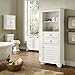 Crosley Furniture Lydia Wall Mounted Bathroom Storage Medicine Cabinet with a Drawer and Shelves, White