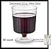 80 Count Clear Plastic 5.5 oz. Wine Glass, Fineline Flairware w/Signature Picks