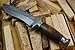 Knife King Handmade Cobra Damascus Hunting Knife with Leather Sheath - 13