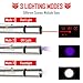 Deyace Rechargeable Interactive Cat Toy for Cats Dogs Exercise and Training, 4 in 1 Function Pets Chaser Wand, Red Focused Light, UV, Flashlight, Charging Cable