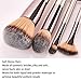 Makeup Brushes, ITME [Upgrade Version] Premium Makeup Brush Synthetic Cosmetics Professional Handle Makeup Brushes set, Kabuki Foundation Blending Makeup Brush Kit (Pack of 16,Rose Gold Champagne)