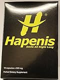 HAPENIS, The Strongest Male Enhancement Pill (RED Pill) 10 Pill Pack