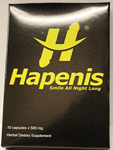 HAPENIS, The Strongest Male Enhancement Pill (RED Pill) 10 Pill Pack