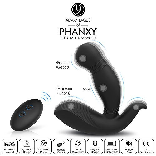 PHANXY Newest Vibrating Prostate Massager with Magnetic - Import It All