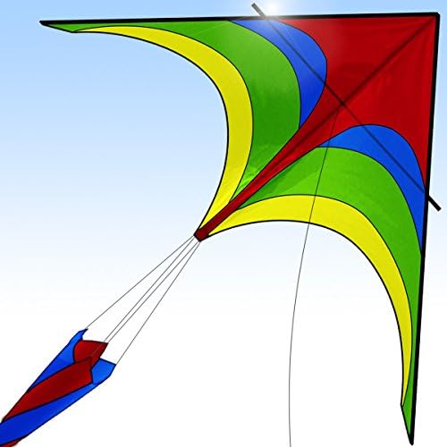 [New 2018 Version] Big Easy Flyer Kite for Kids and Adults, Boys &amp; Girls - Kite Flying Outdoor Beach Fun - Get Today 100% Warranty - Kites Create Priceless Memories for Whole Family - Limited Edition