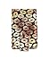 Lip Pouch for Lipstick or Lip Gloss with Mirror and Small Pocket, Holds 4 Regular Sized Tubes of Lipstick or LipSense, LipSense Carrying Case (Glitter Black with Gold Lips)