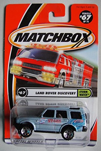 MATCHBOX STORM WATCH LIGHT BLUE LAND ROVER DISCOVERY #67