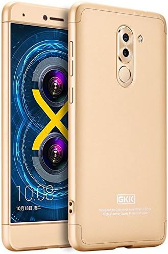 Honor 6X Case, ilovecase Slim and Ultra Thin All-round Protective Cover Matte Finish Dual Layer Hard Case forHonor 6X Case(Golden)