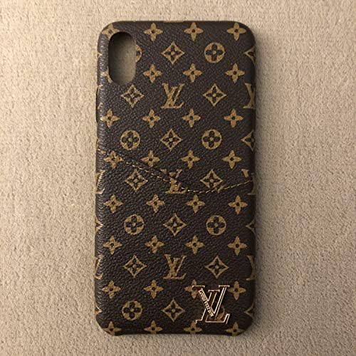 Wallet Leather Case Luxury Fashion Designer Monogram Pattern Inspired Compatible for iPhones (iPhone 8 Plus / 7 Plus)
