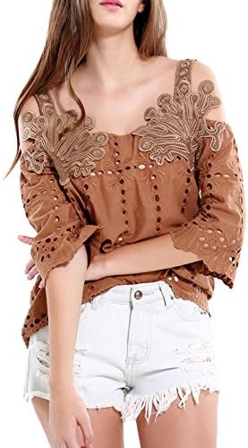 Women's Casual Cocktail Tops Yellow Khaki Homecoming Tops Size XXL