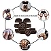 Openuyee Muscle Trainer, 3 in 1 USB Rechargeable Abdominal Toning Belt Abs Belt Home Office Workout Fitness Equipment for Abdomen Arm Leg Support for Men Women (10 Extra Replacement Gels)