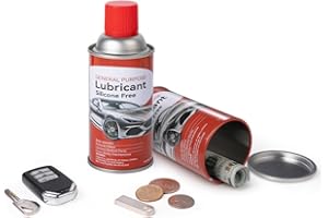 MEALIVOS Fake Spray Can Safes Diversion Secret Stash Safes Metal Bank (Car)