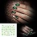 Halloween Nails Decals Stickers, 30 Sheets Multi-Color Mixed Styles Ghost Spiders Pumpkin Witches Nail Art Decals (Luminous Styles Included)
