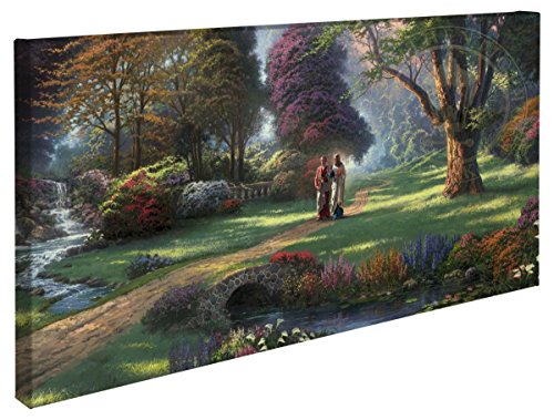 Thomas Kinkade Walk of Faith 16 x 31 Gallery Wrapped Canvas