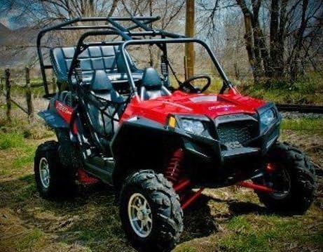 UTV Mountain Polaris RZR 900 XP Back Seat and Roll Cage Kit. Two Lap Belts. RZR900XP-KIT1-1