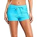 CharmLeaks Women's Sports Beach Bottom Swim Board Shorts, Medium, Blue