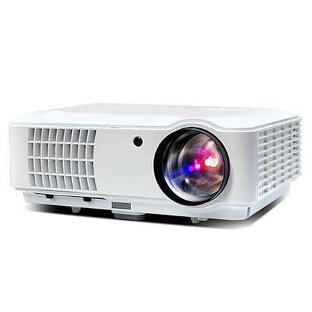 QLPP Proyector portátil LED, 2600 lúmenes 50000Hours Vida de la ...