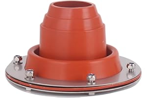 Almencla Silicone Tent Stove Jack Furnace Wood Stove Chimney Vent with Durable Steel Base for Outdoor Camping Accessories