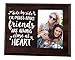 Elegant Signs Side by Side or Miles Apart - 4x6 Going Away Picture Frame for Your Bestie