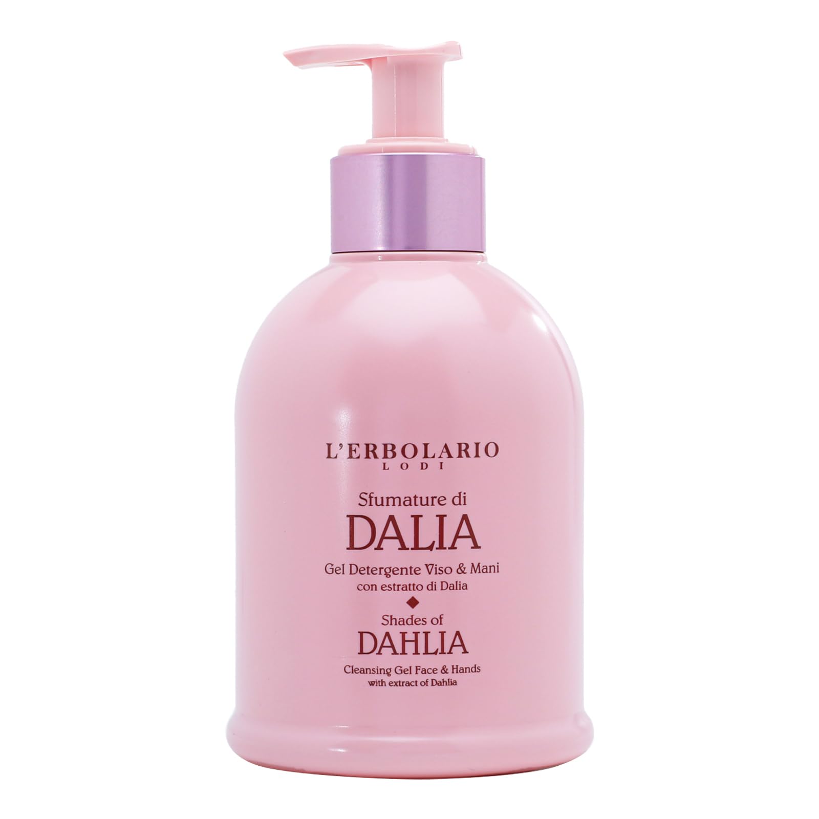 L'Erbolario Shades Of Dahlia Cleansing Gel - Softens, Moisturizes And Protects Skin - With Exotic And Sensual Formula Of Dahlia Extracts - Contains Hydrolyzed Protein For Delicate Skin - 9.4 Oz