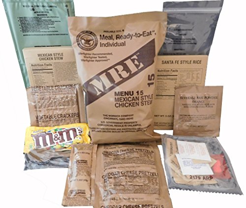 MREs (Meals Ready-to-Eat) Genuine U.S. Military Surplus Assorted Flavor