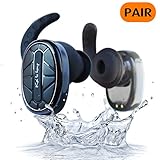 Kailuhong Wireless Earbuds T101 Dual Bluetooth Earbuds Stereo Bluetooth Headset V4.1 Earphones with Built-in Mic and Charging Case for iPhone& Android Phones (IPX 7 WATERPROOF & SWEATPROOF)