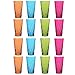 Palmetto 20-ounce Plastic Tumblers | set of 16 in 4 Assorted Colors