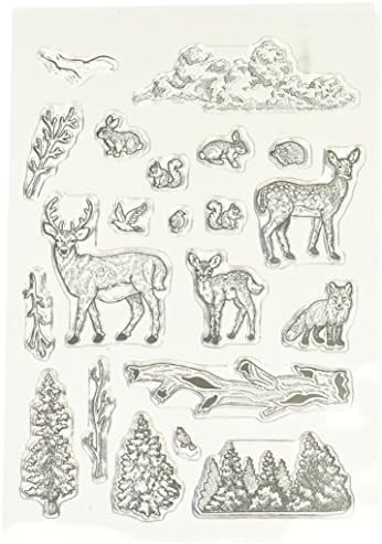 CLEAR STAMPS CEC838 Forest Life Set