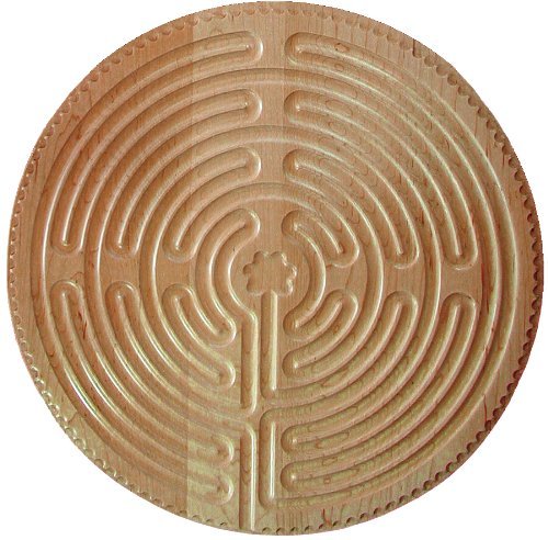 18 Chartres Finger Labyrinth in Maple by Relax4Life