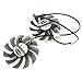 FD7010H12S 75mm VGA Video Card Dual Fan For Sapphire HD7850 HD6930 0.35A 40mm 4Pin Power Connector