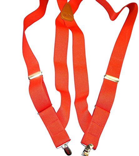 Holdup Hip-clip Style Suspenders for Men 1 1/2" Wide