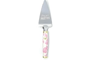 Dolly Parton - Pie Server, Stainless Steel Cake and Dessert Server with Dual Serrated Edge for Pies, Cakes and Pastries, Dish