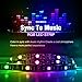 WENICE LED Strip Lights Sync to Music,LED Strip kit 3M/9.9ft 5V USB Powered Light Strip 5050 RGB Light Color Changing IR Controller
