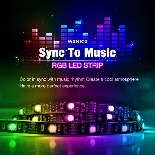 lights pc sync how to rgb Light Strip WENICE LED Strip Music Lights Sync,USB Powered lights pc sync how to rgb Light Strip WENICE LED Strip Music Lights Sync,USB Powered
