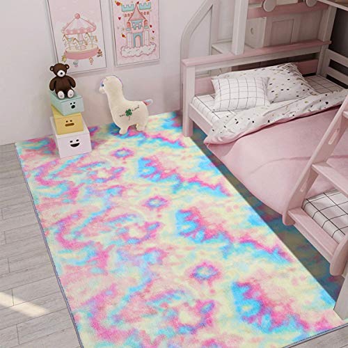 Maxsoft-Furry-Kids-Rainbow-Rugs-Colorful-Area-Rug-for-Girls-Bedroom-Nursery-Play-Room-Fuzzy-Carpet-for-Living-Room-Home-Decor-39x59-Feet