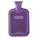 HomeTop Premium Classic Rubber Hot Water Bottle, Great for Pain Relief, Hot and Cold Therapy (2 Liters, Purple)