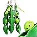 Fidget Toys, EocuSun 3Pcs Puchi Puti Mugen Edamame Keychain Keyring Extrusion Bean Pea Soybean Toys Gift (Random Expression)