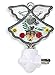 BANBERRY DESIGNS Mom Angel Nightlight - Pressed Flowers Angel Night Light - Remembrance Gift for a Mother Lost - Guardian Angels