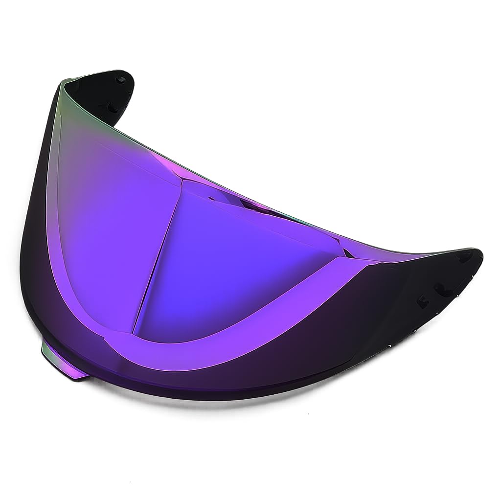 Photo 1 of Shoei RF1400 X15 Helmet Visor Replacement Shield, Anti-Fog Sun Shield Accessory Compatible with RF-1400, X15, CWR-2, Z8, X-SPR PRO(Bright Purple)
