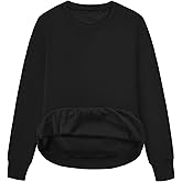 STOLKISS Women Fleece Lined Sweatshirt Casual Crew Neck Pullover Sweatshirt Loose Soft Long Sleeve Fall Winter Sweaters 2026