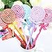 HuntGold Lollipop Ballpoint Pen Novelty Kids Toys Cute School Stationery Gife(Pack of 5: Random Color)
