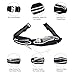 Ddida Running Belt Reflective Waist Fanny Pack for iPhone X7 8 Plus,Phone Holder for Running-Waterproof Fitness Pouch, Black Runners Belt for Men,Women
