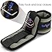 Yes4All Set of 2 Ankle Weights / Wrist Weights with Adjustable Strap - Perfect for Walking, Fitness, Cardio Exercise (2 lbs, Grey)