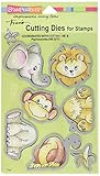 Stampendous DCS5086 Jungle Friends Dies, Grey
