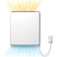 Envi Plug-in Electric Panel Wall Heaters for Indoor Use, Energy Efficient 24/7 Heating w/Safety Sensor Protection, Patented Q