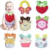 Baby Cute Cartoon Soft Saliva Towel Infant Lunch Bibs.